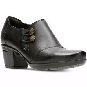 New with Box! Clarks Emslie Warren Leather Shooties - Women’s Size 8.5 Wide